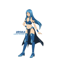 Ursula Azure of the Ocean Poster